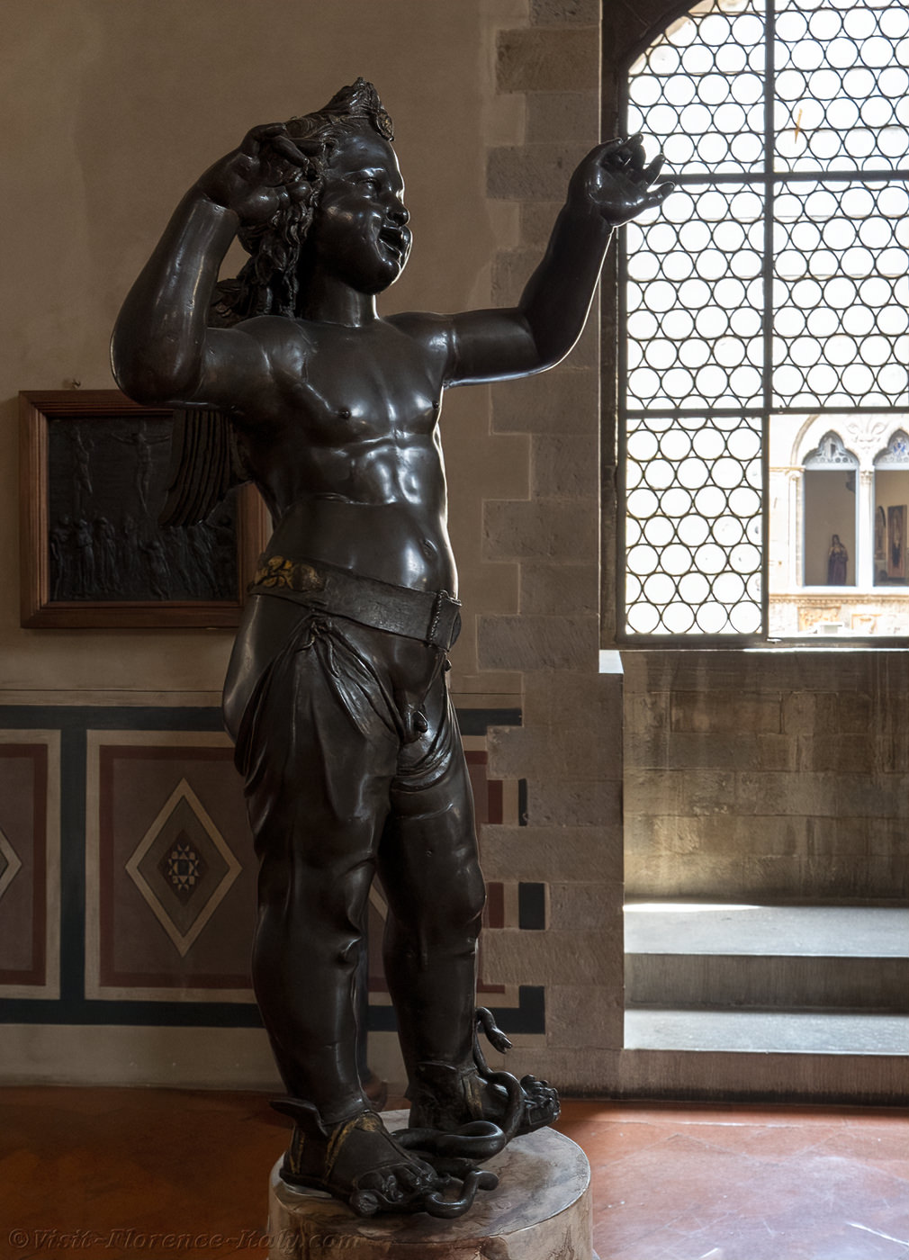 The Hall of Donatello in the Bargello Museum